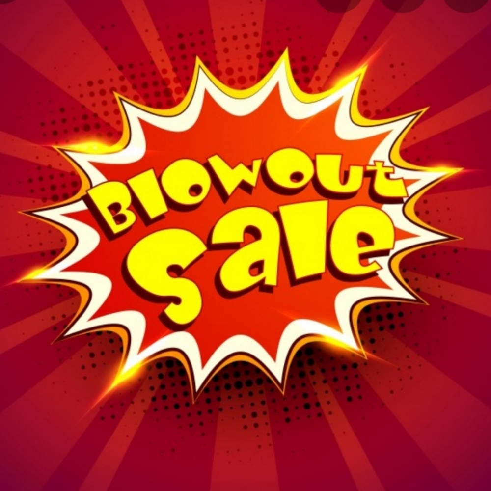 HUGE SALE, EVERYTHING MUST GO!!